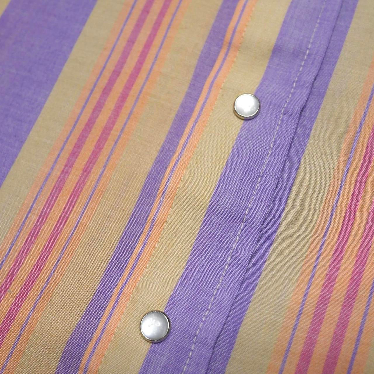 Ranch & Town Stripe Button Up Shirt - XL