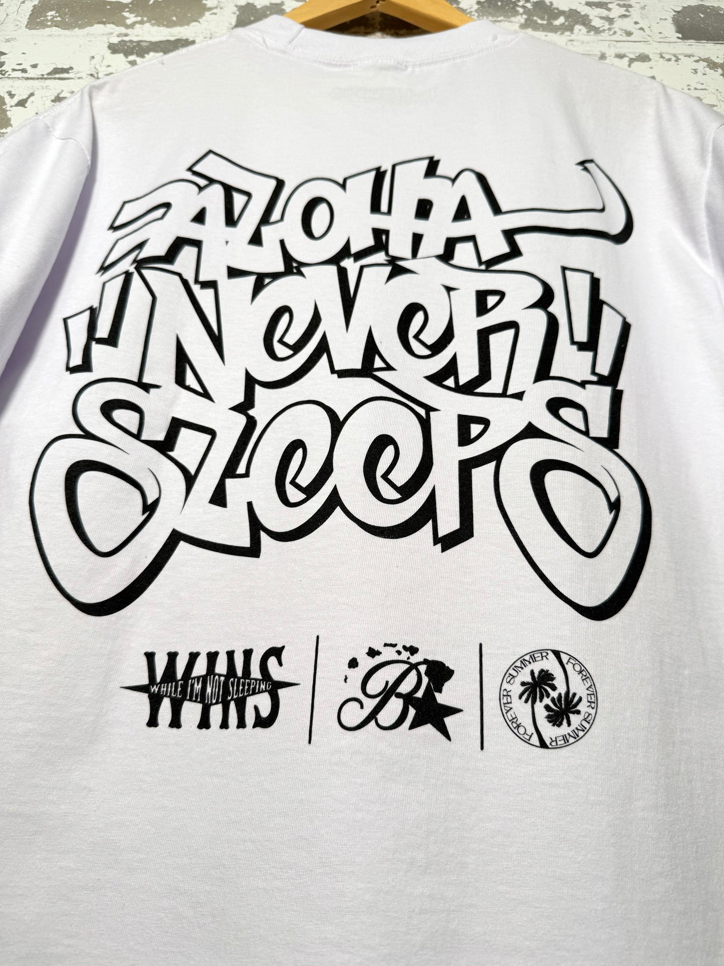 BNB X Forever Summer x WINS Shaka Shirt - White