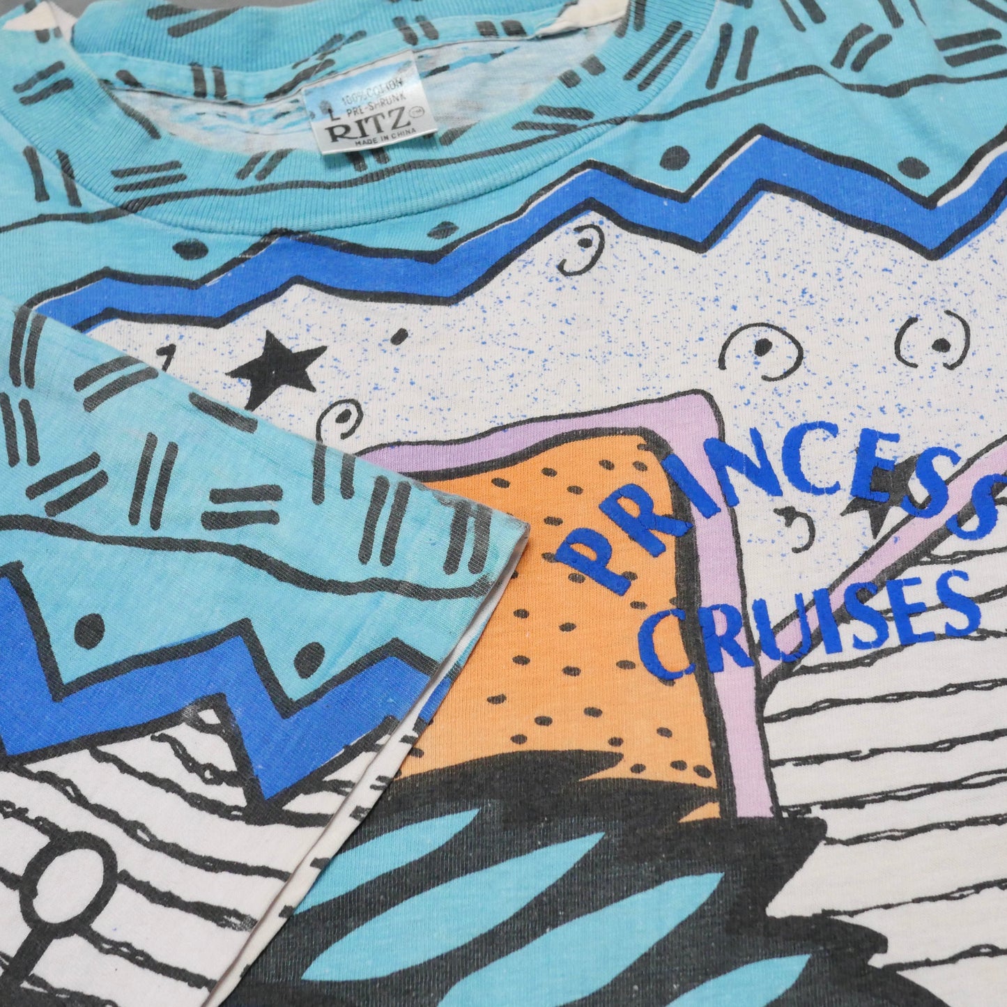 Princess Cruises All Over Print Shirt - Large
