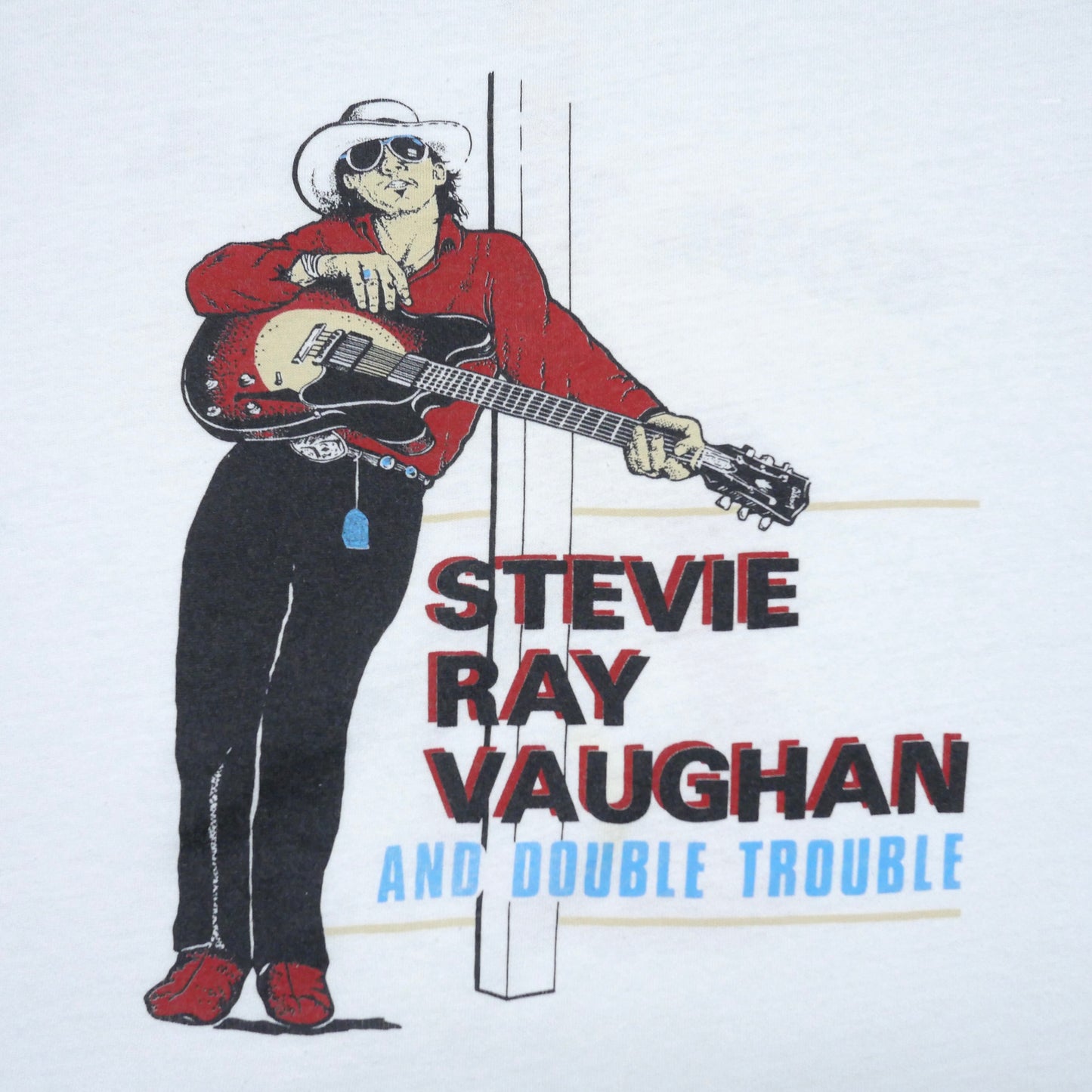 Stevie Ray Vaughan and Double Trouble Soul to Soul 86 Tour Shirt - Large