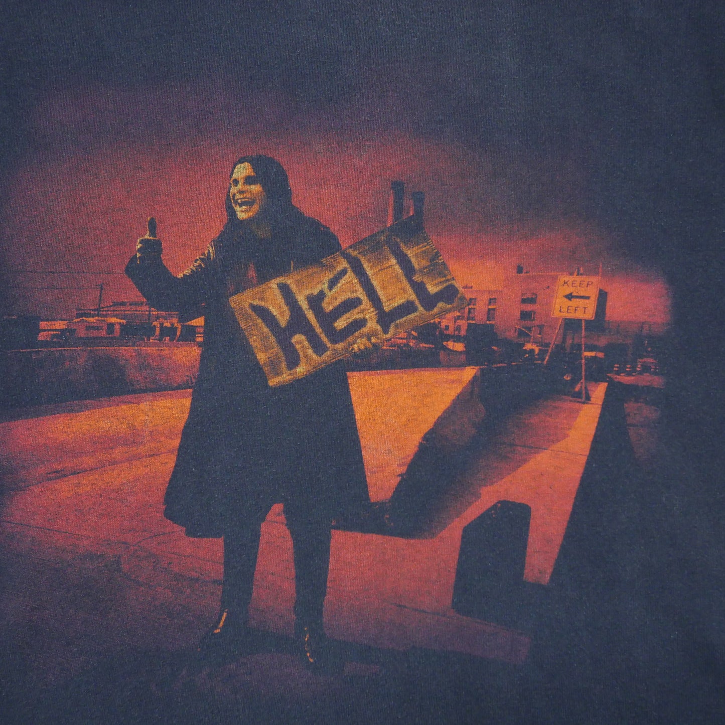 Ozzy Osbourne Hell Hitchhiking Shirt - Large