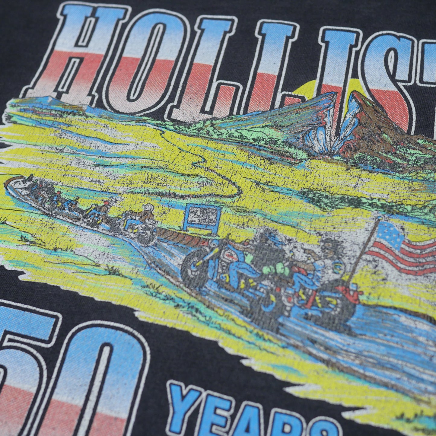 Gypsy Tour 1997 Hollister Shirt - Bolado Park Motorcycle Classic. - XL