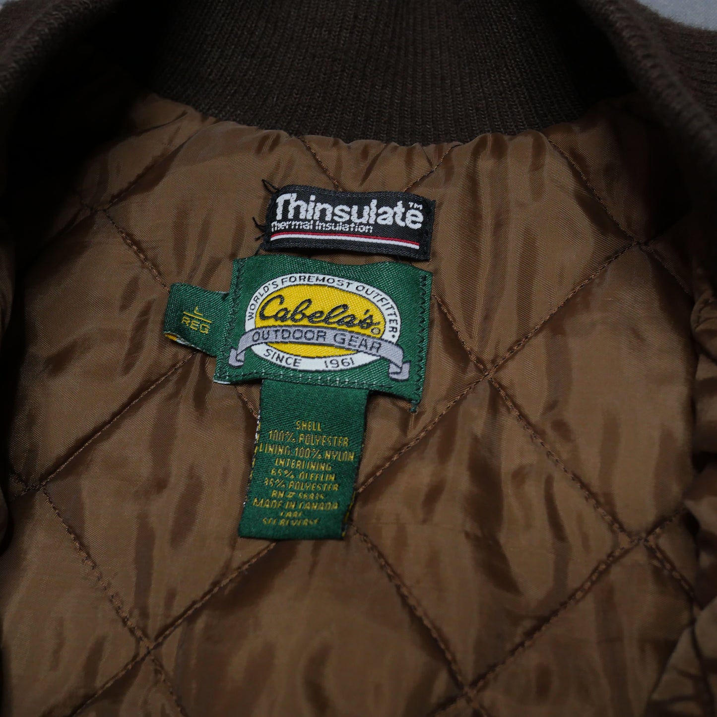 Cabelas Thinsulate Predator Bomber Jacket - Large