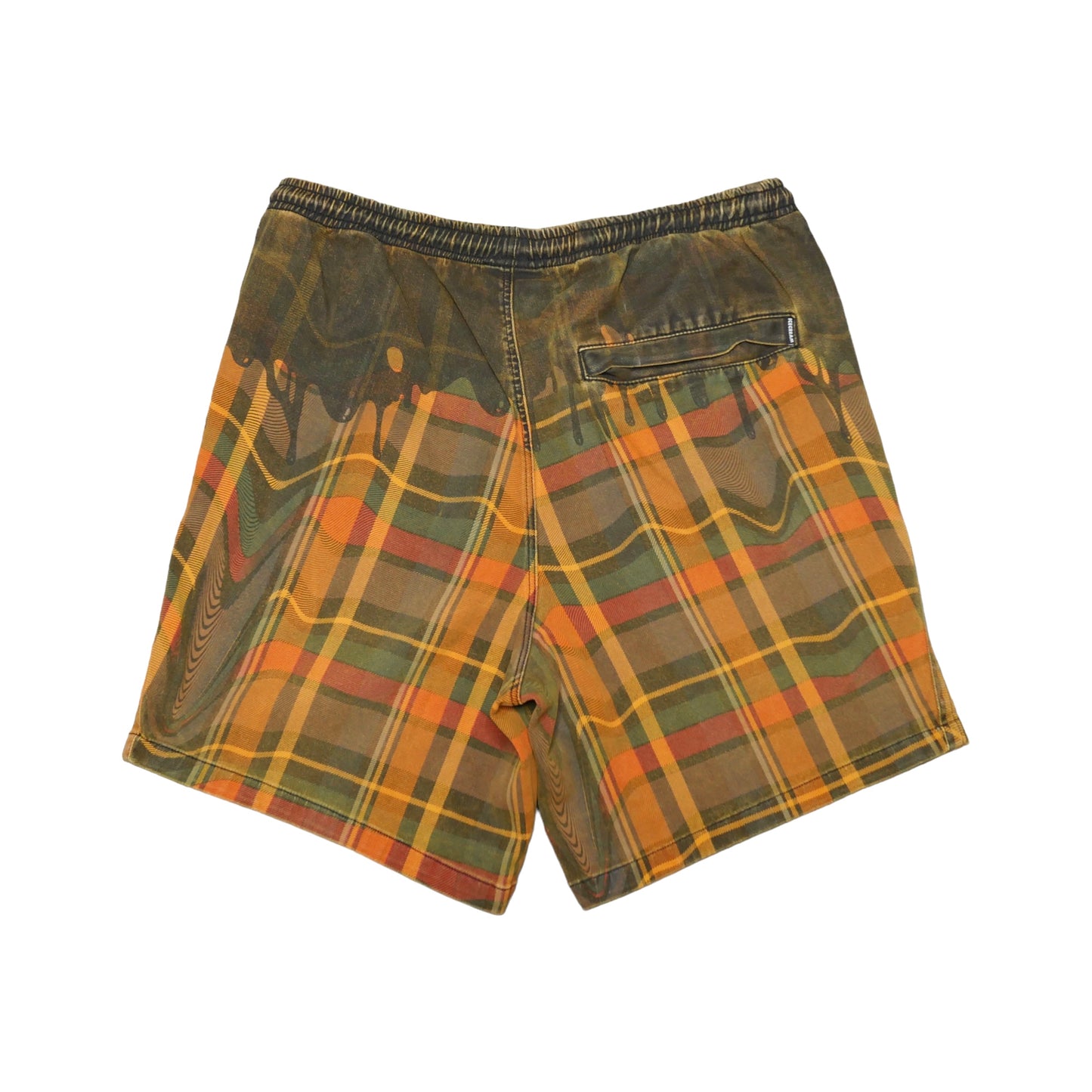 Ice Cream BBC Plaid Drip Shorts -Small