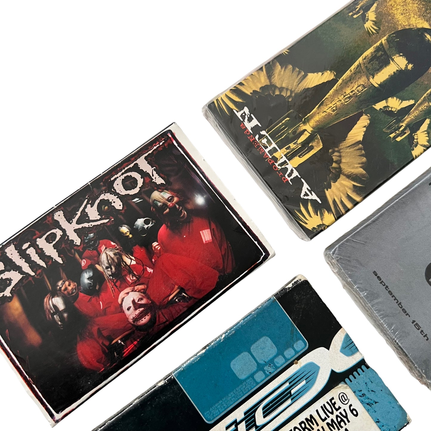 Bundle of 6 Rock Cassette Tape Samplers