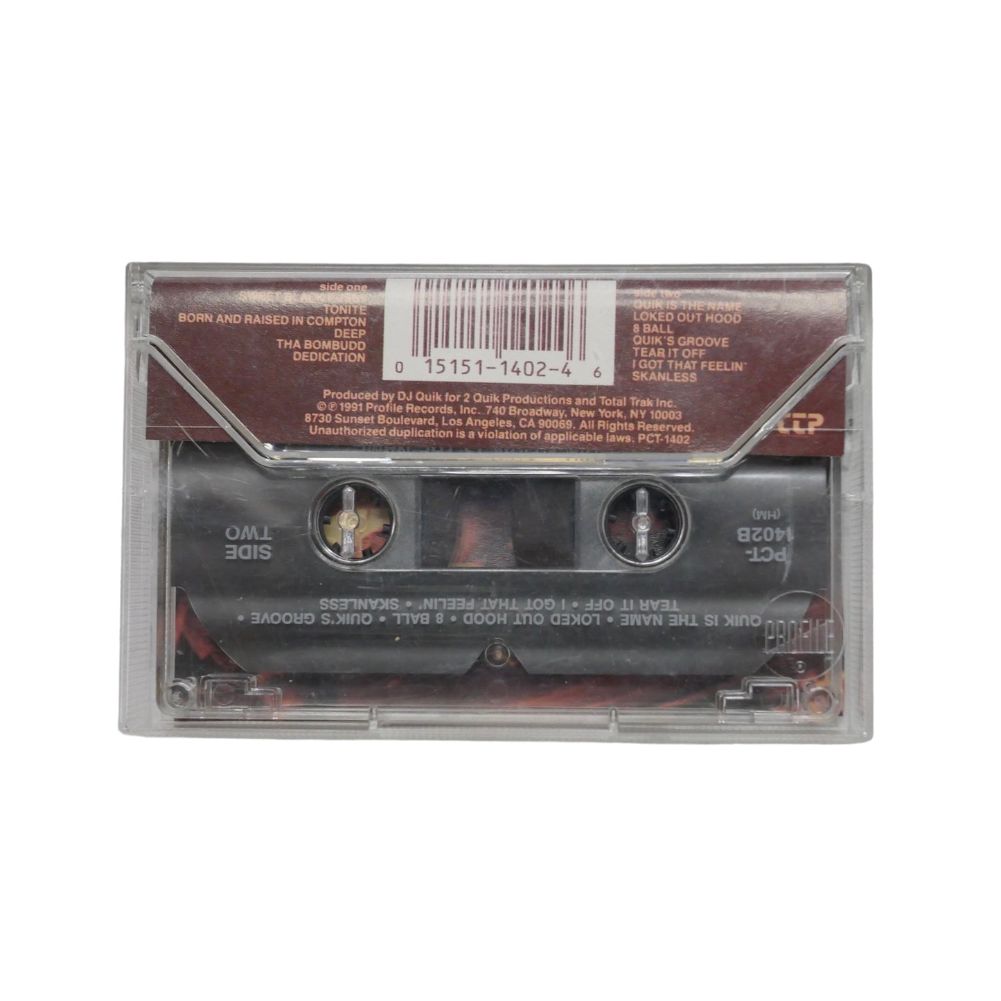 DJ Quik - Quik Is The Name Cassette