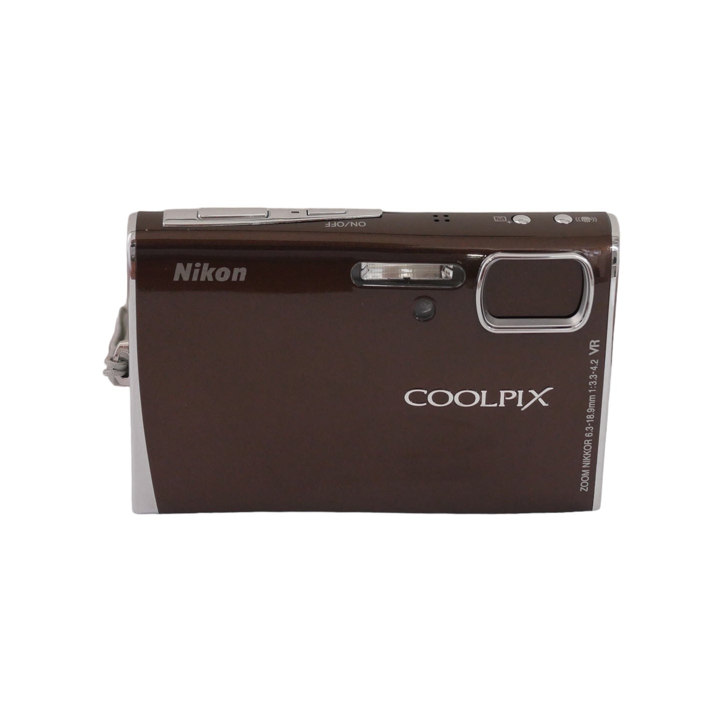 Nikon Coolpix S50 7.2 Megapixel Digital Camera - Brown