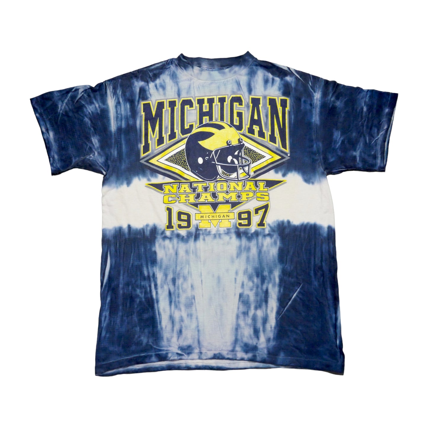 Michigan National Champs 1997 Tie Dye Shirt - Large