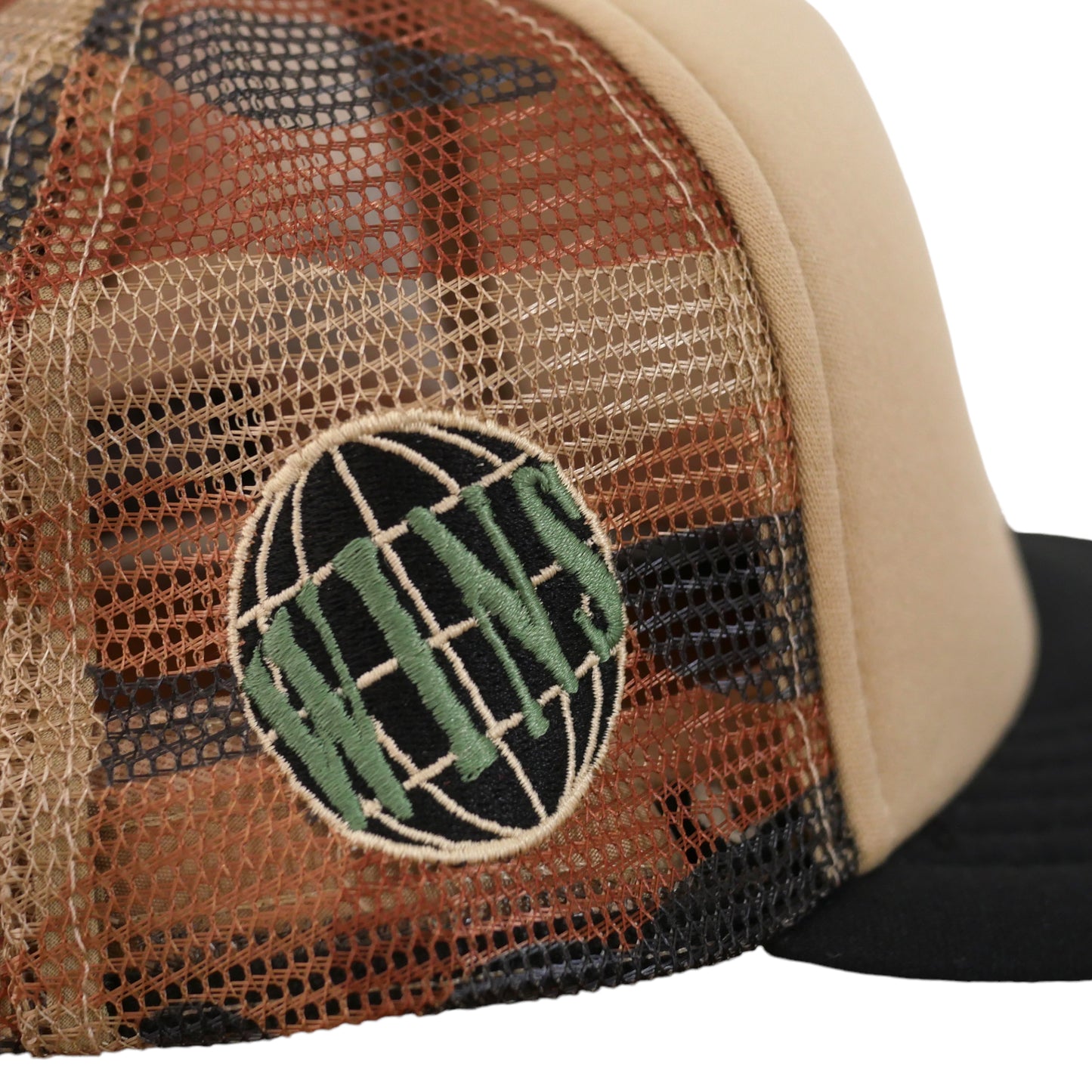 WINS University Camo Trucker Cap