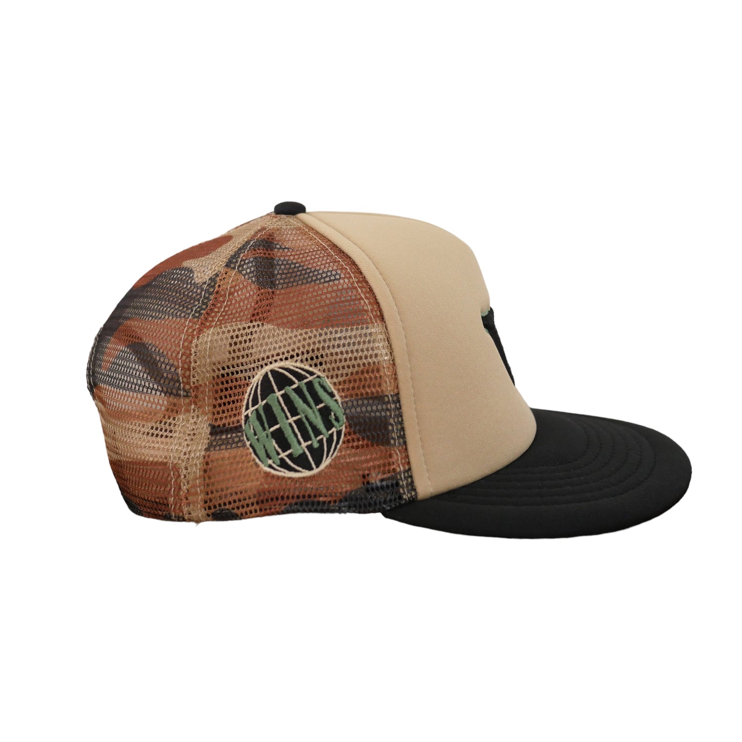 WINS University Camo Trucker Cap