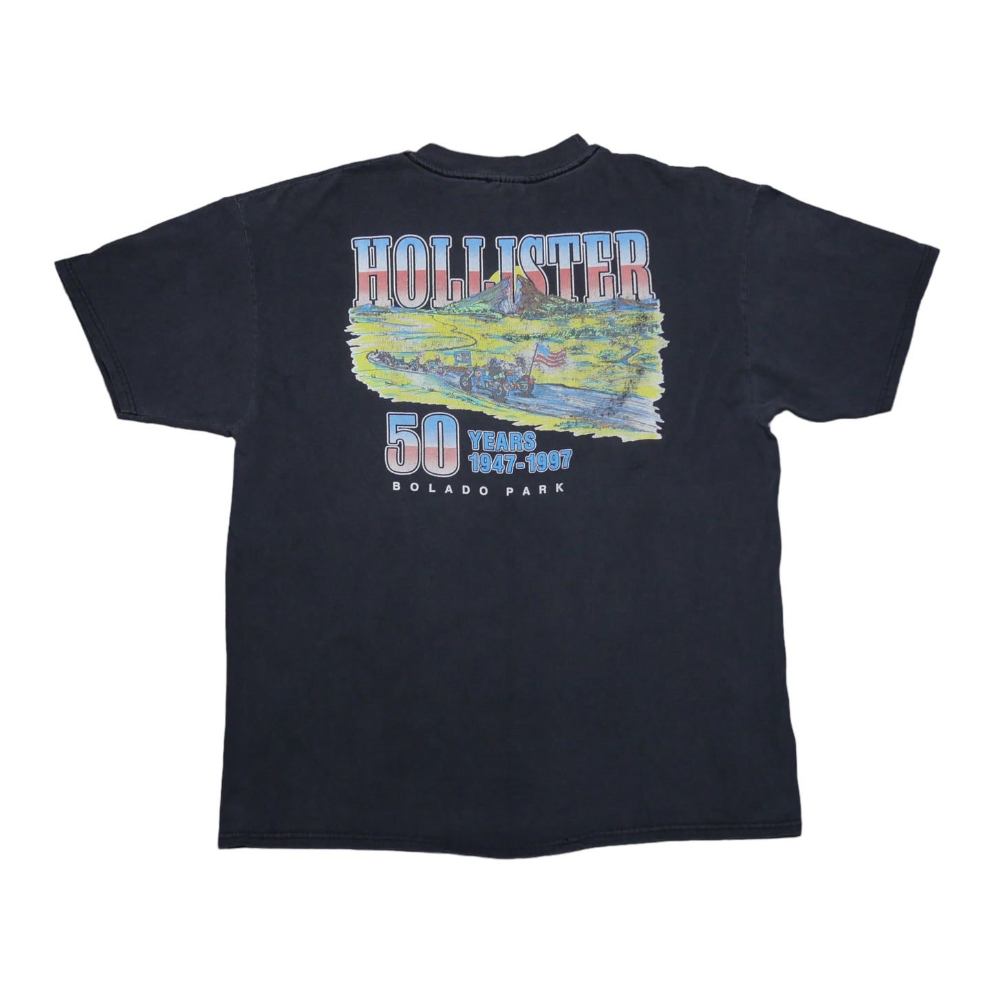 Gypsy Tour 1997 Hollister Shirt - Bolado Park Motorcycle Classic. - XL