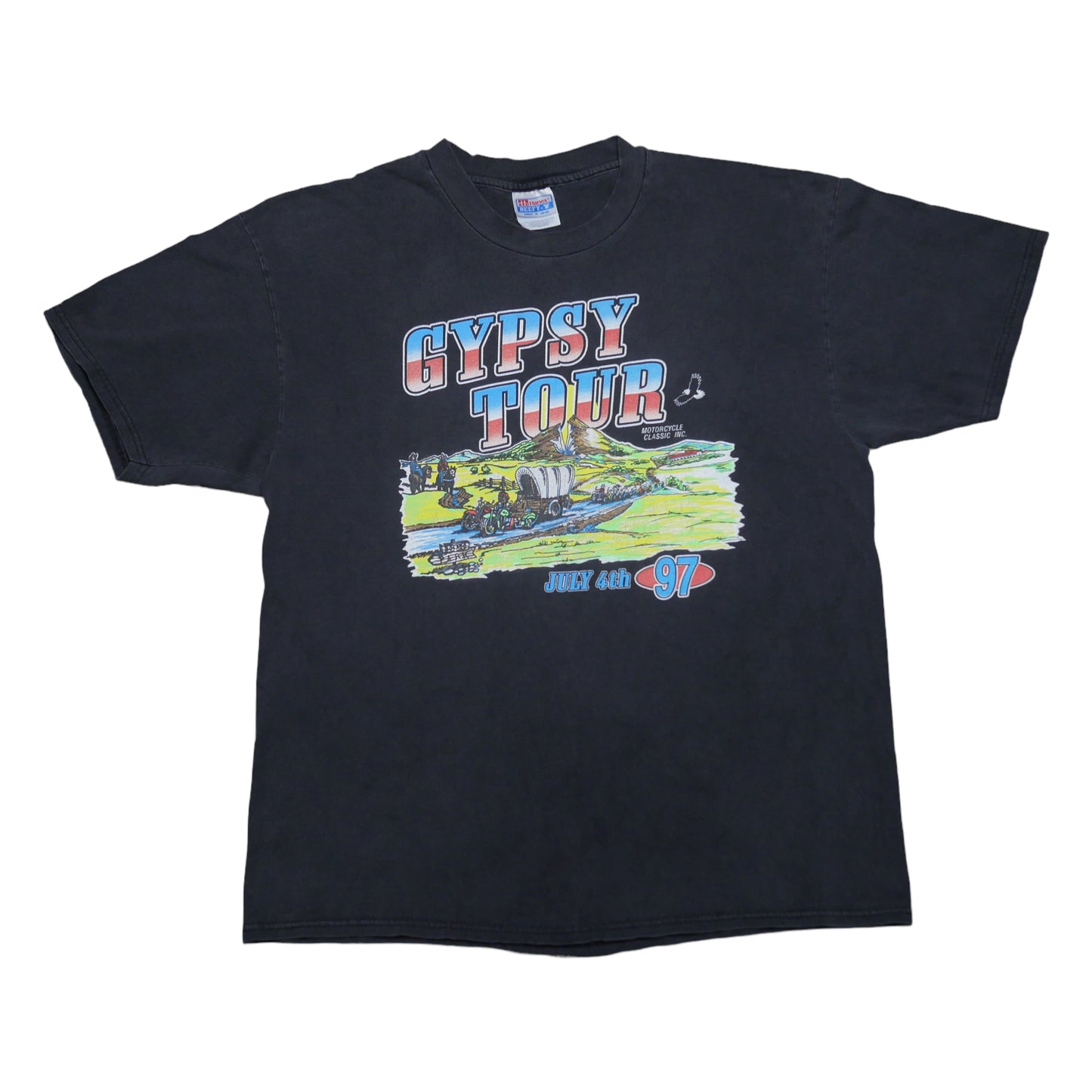 Gypsy Tour 1997 Hollister Shirt - Bolado Park Motorcycle Classic. - XL