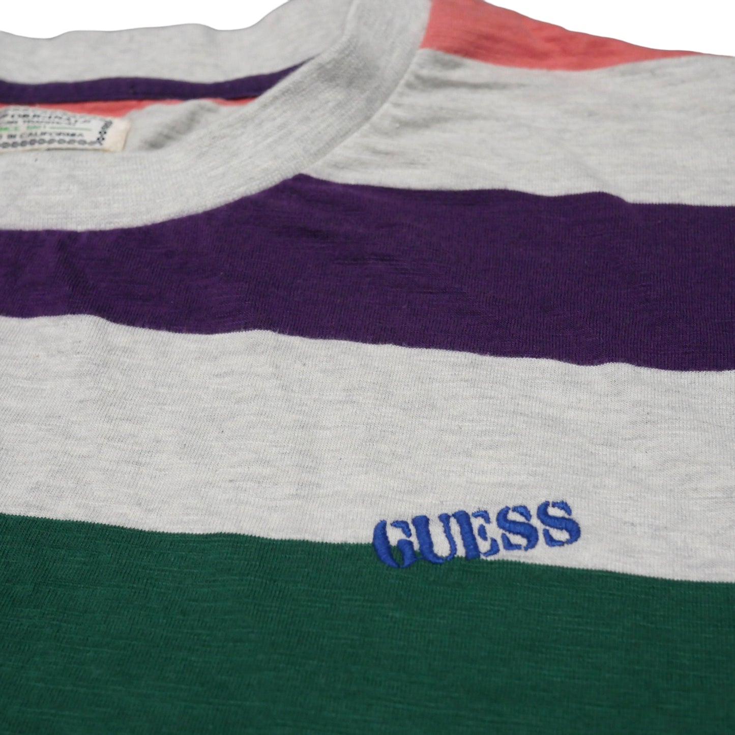 Guess Multi Color Stripe Shirt - Large