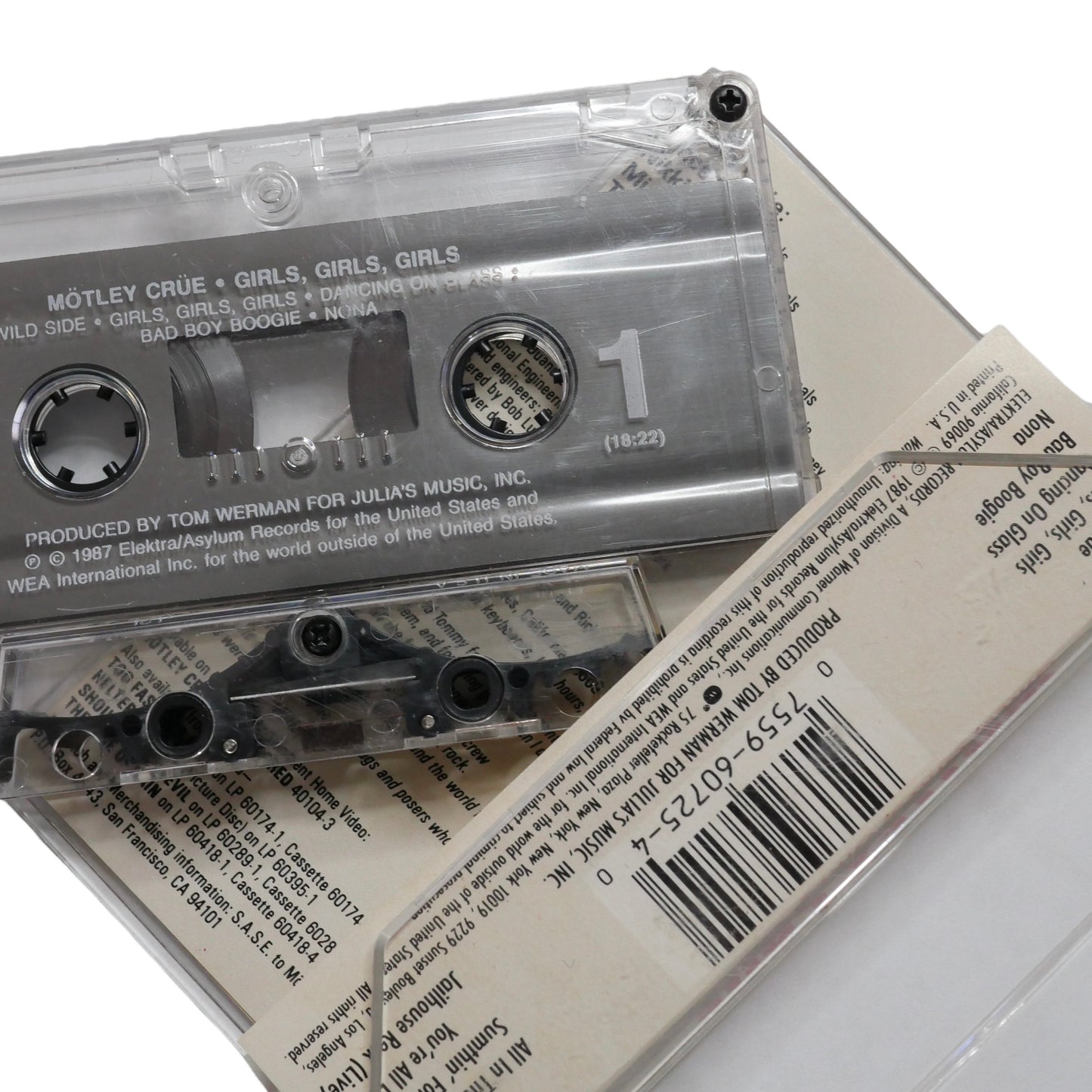 Motley Crue 'GIrls GIrls Girls' Cassette