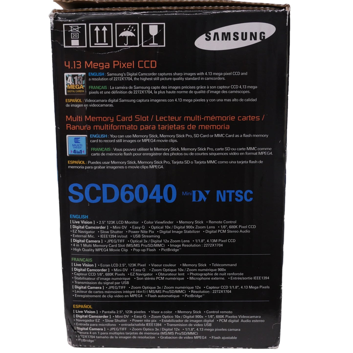 Samsung Duocam SCD6040 Mini DV Camcorder