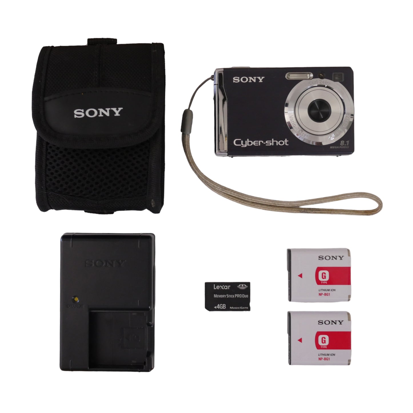 Sony Cybershot DSC-W90 8.1 Megapixel Digital Camera - Midnight Blue