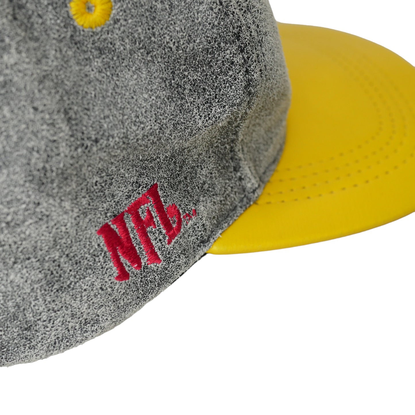 Pittsburgh Steelers Leather Snapback Hat