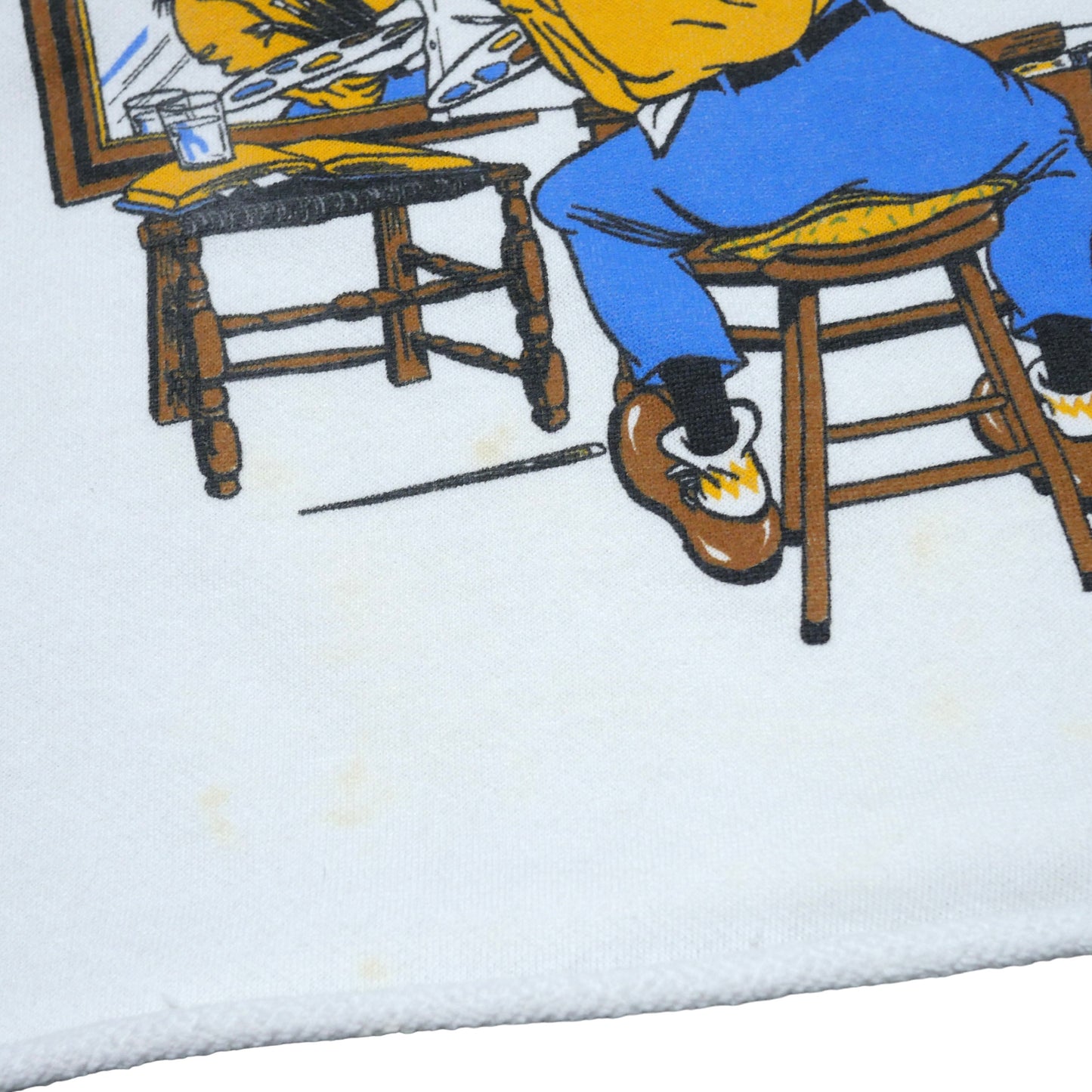 Disney Goofy Self Portrait Chopped Sweatshirt - Medium