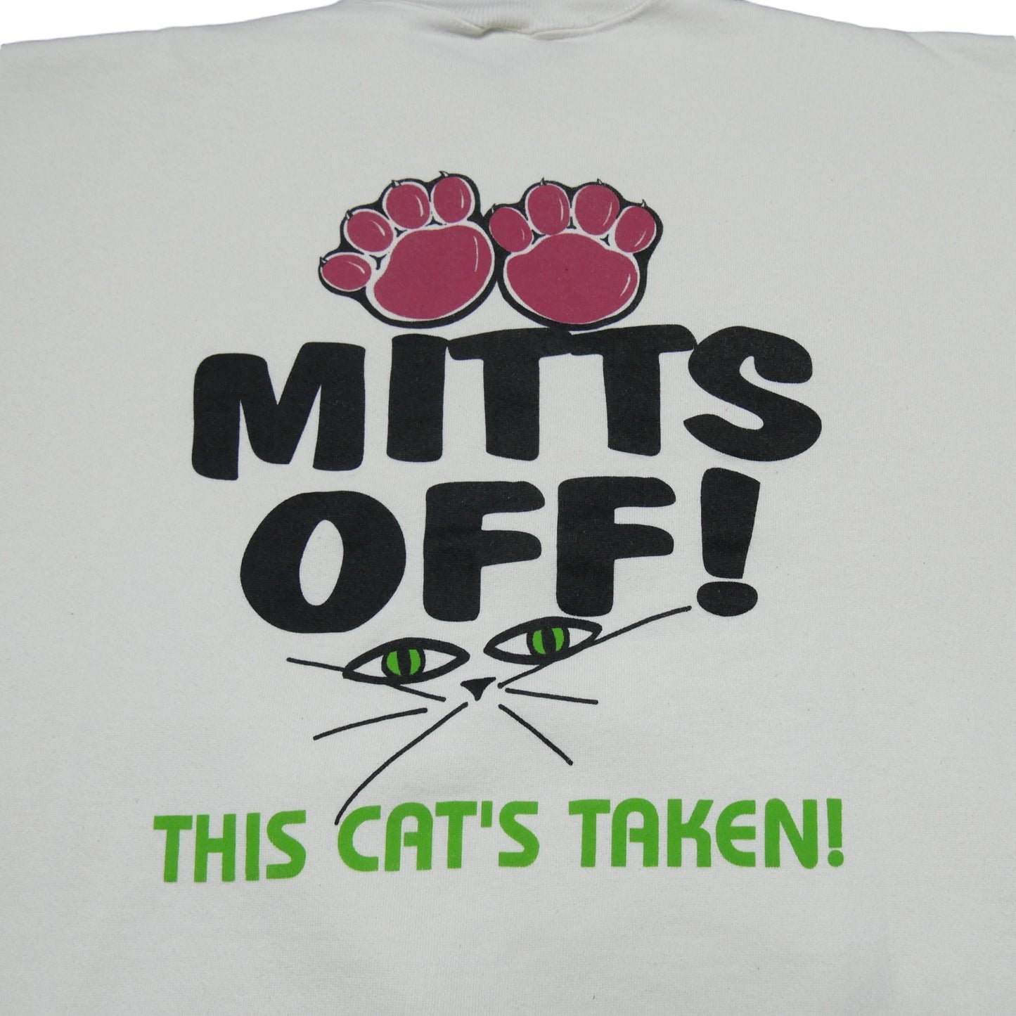 Michigan Humane Society “Mitts Off” Cat Adoption Crewneck Sweatshirt - XXL