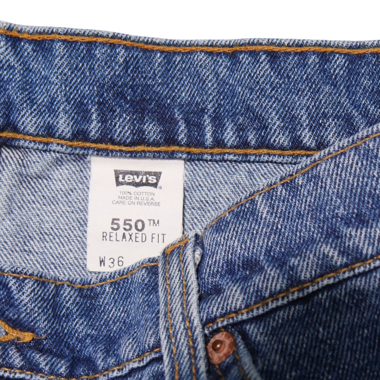 Levi's Orange Tab Denim Shorts - 36
