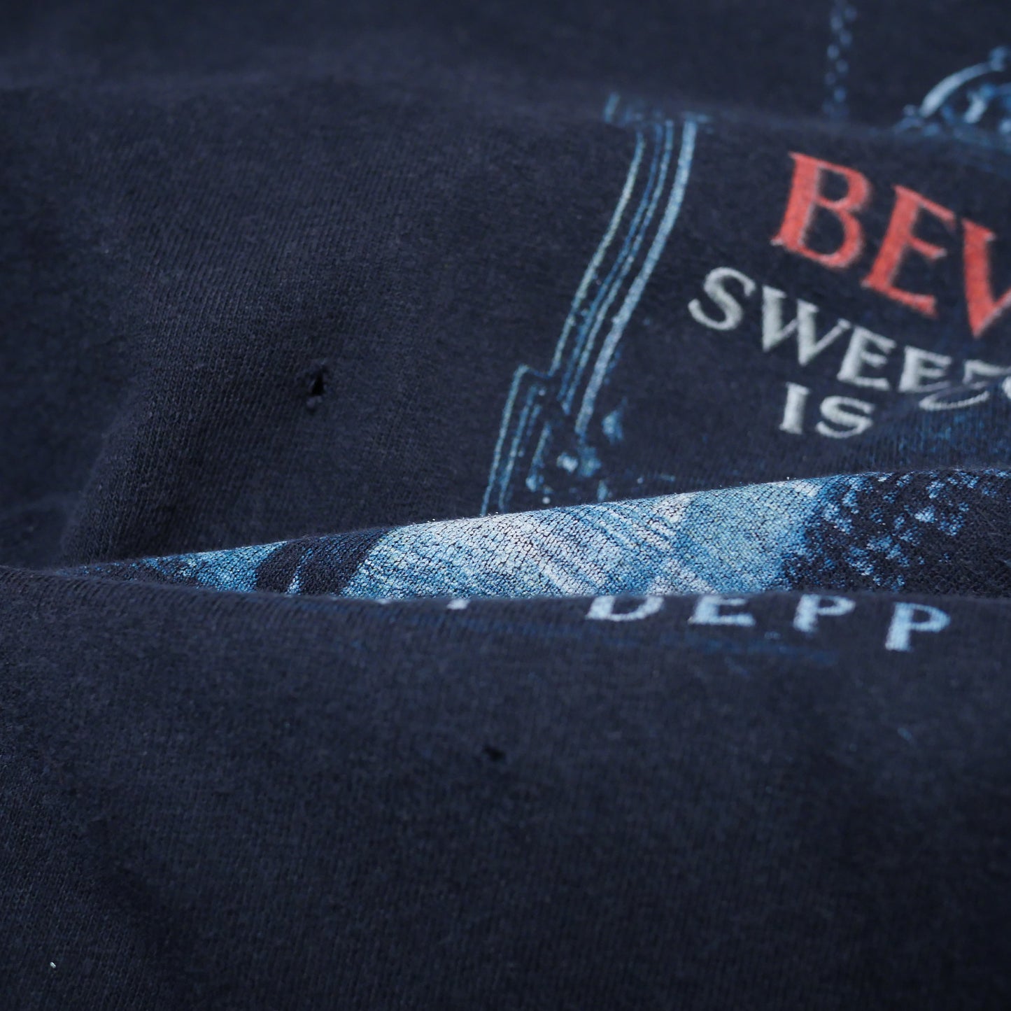 Beware Sweeney Todd is Coming Johnny Depp Movie Promo Shirt - Large