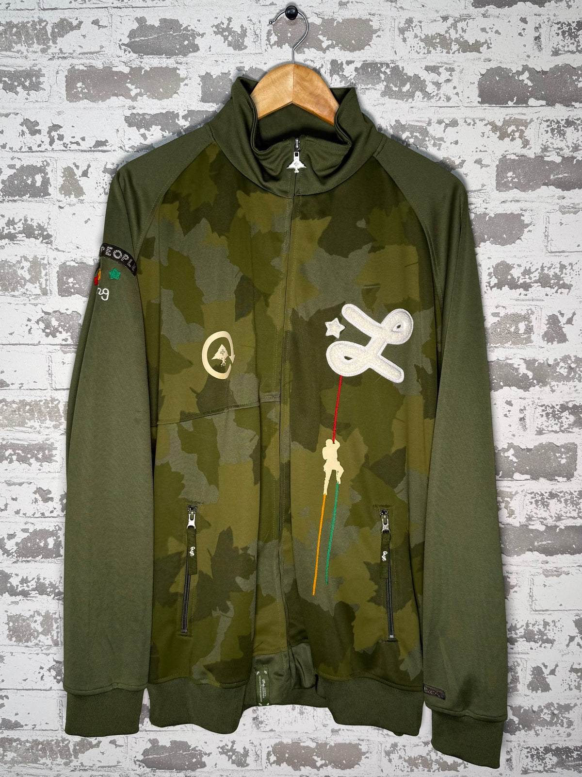 LRG Camo Track Jacket Y2K- XL