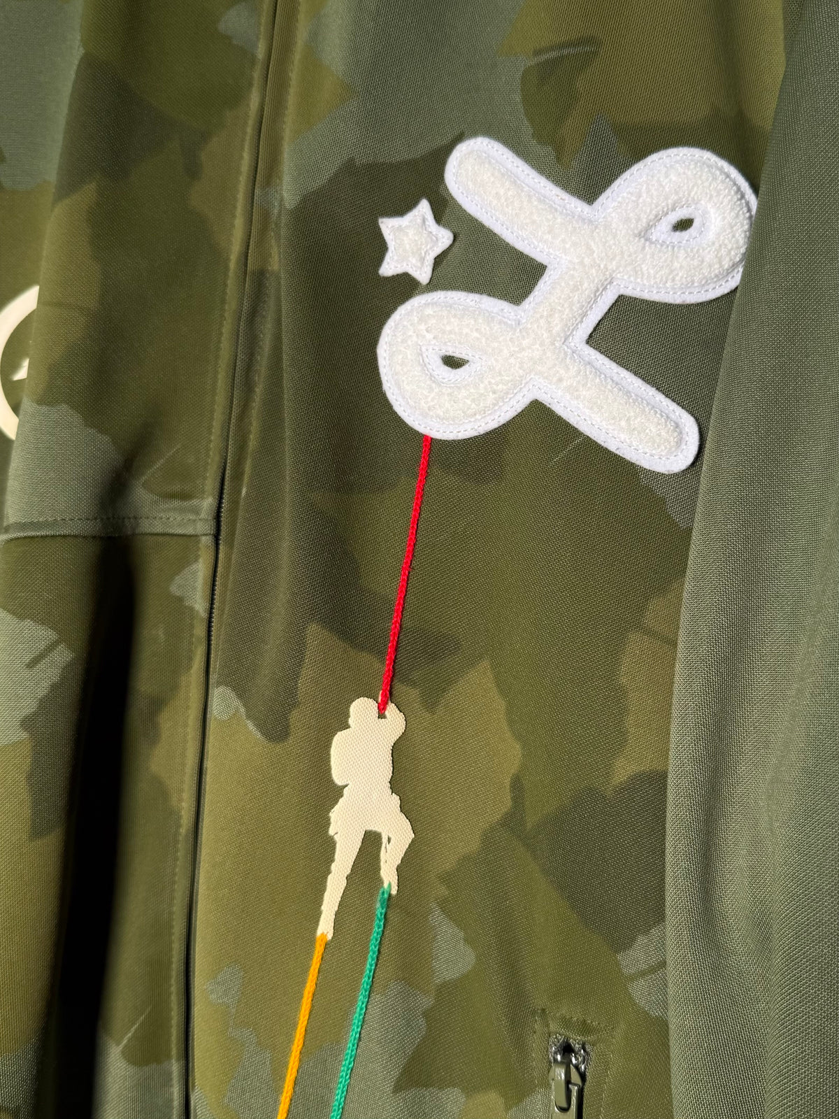LRG Camo Track Jacket Y2K- XL