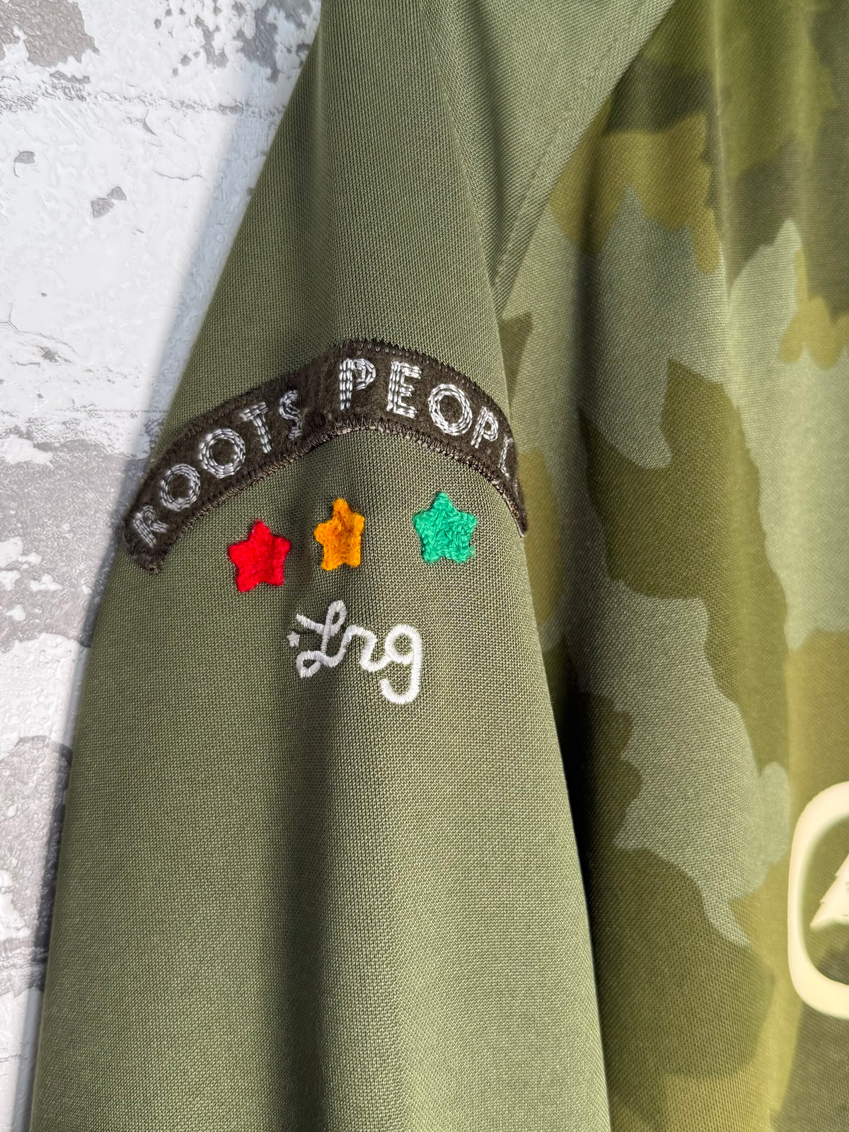 LRG Camo Track Jacket Y2K- XL
