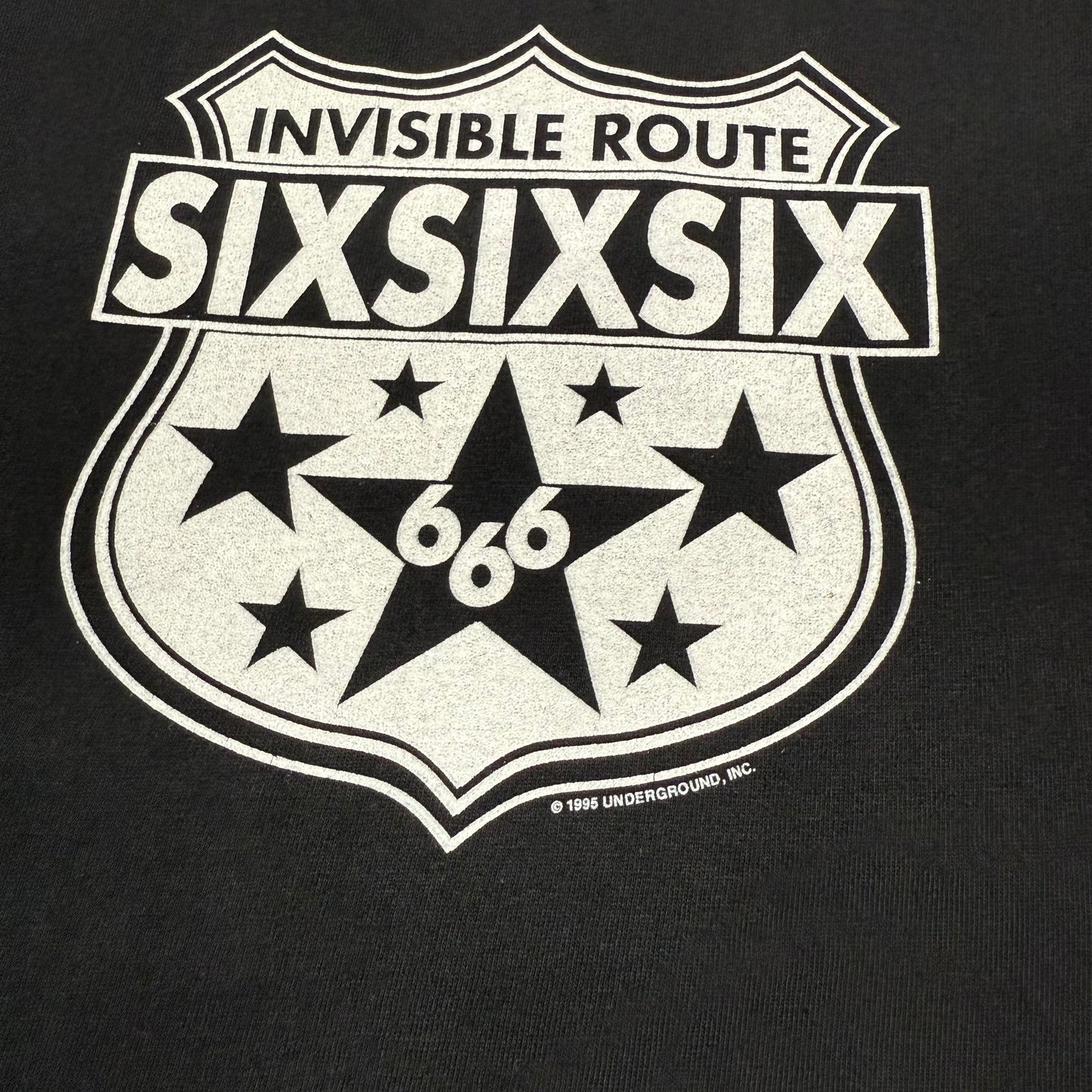 Invisible Records Route 666 Shirt - Large