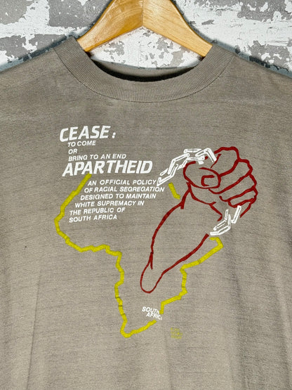 Cease Apartheid Africa Shirt - XL