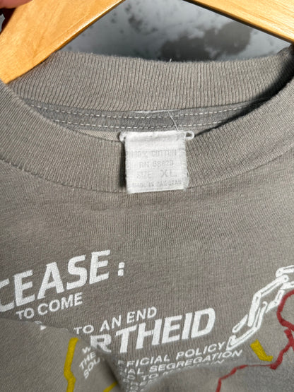 Cease Apartheid Africa Shirt - XL