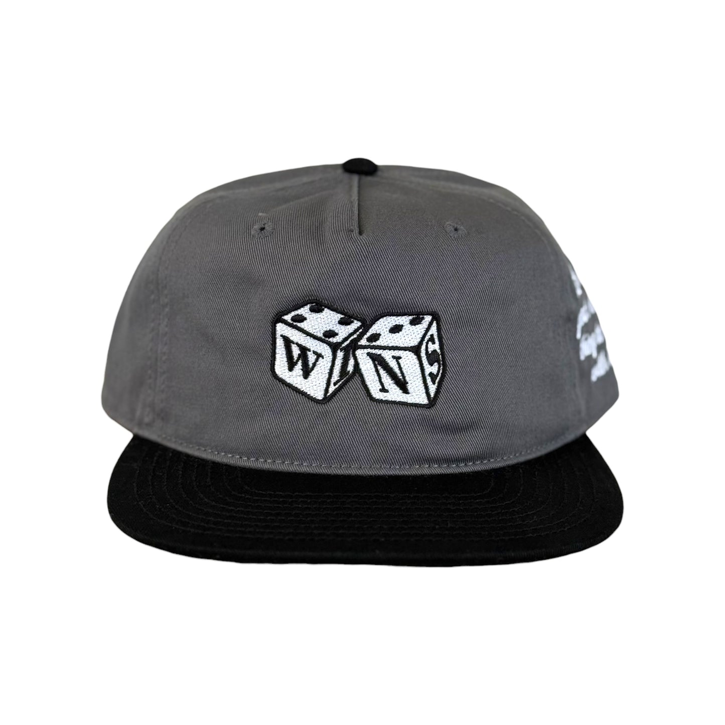 WINS DIce Snapback - Grey/Black