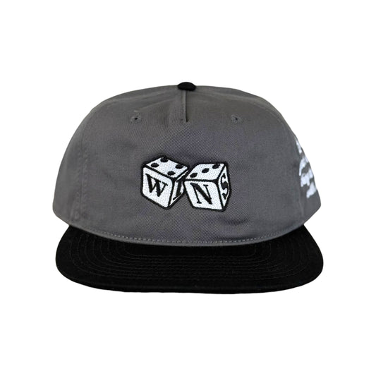 WINS DIce Snapback - Grey/Black