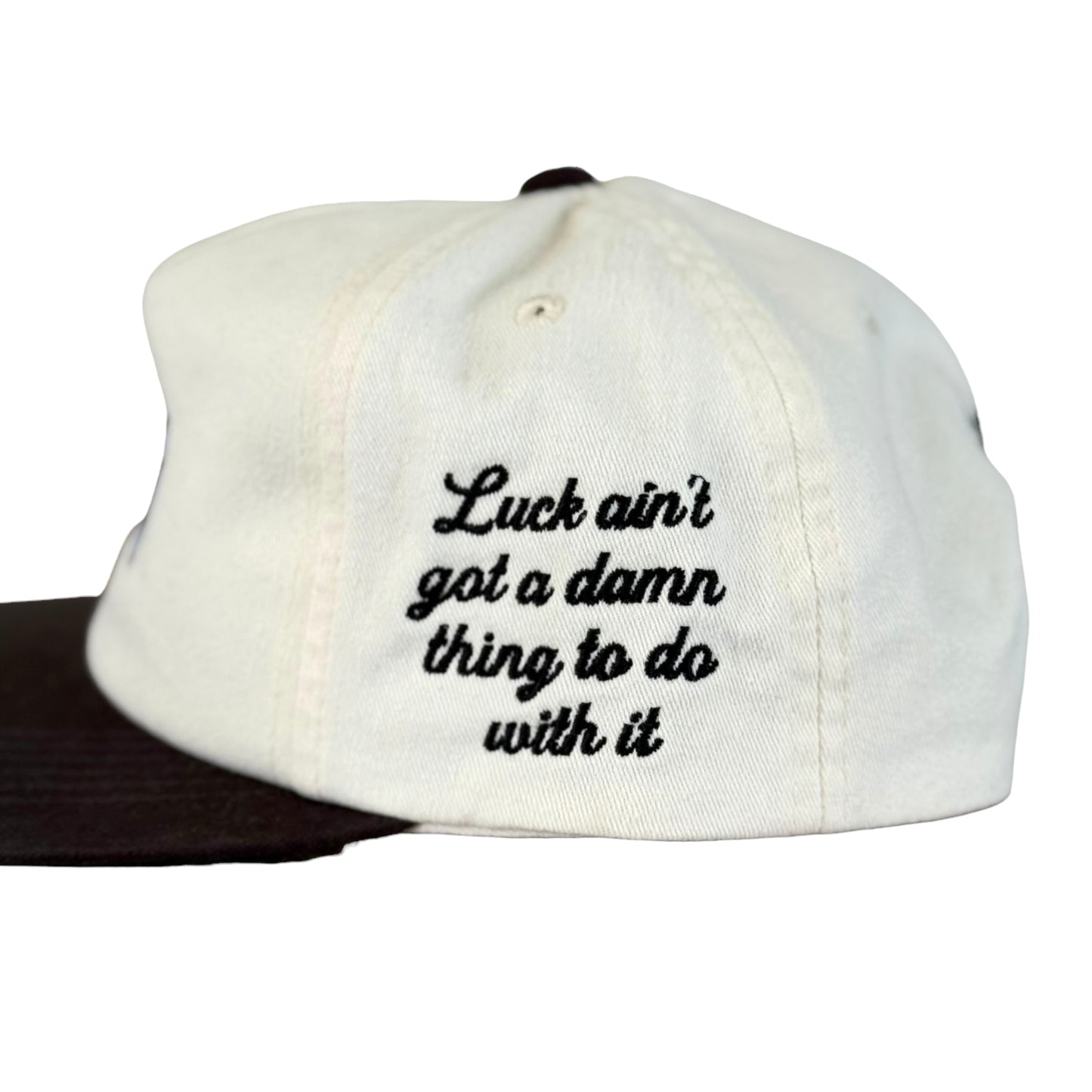 WINS DIce Snapback - Off White/Faded Black