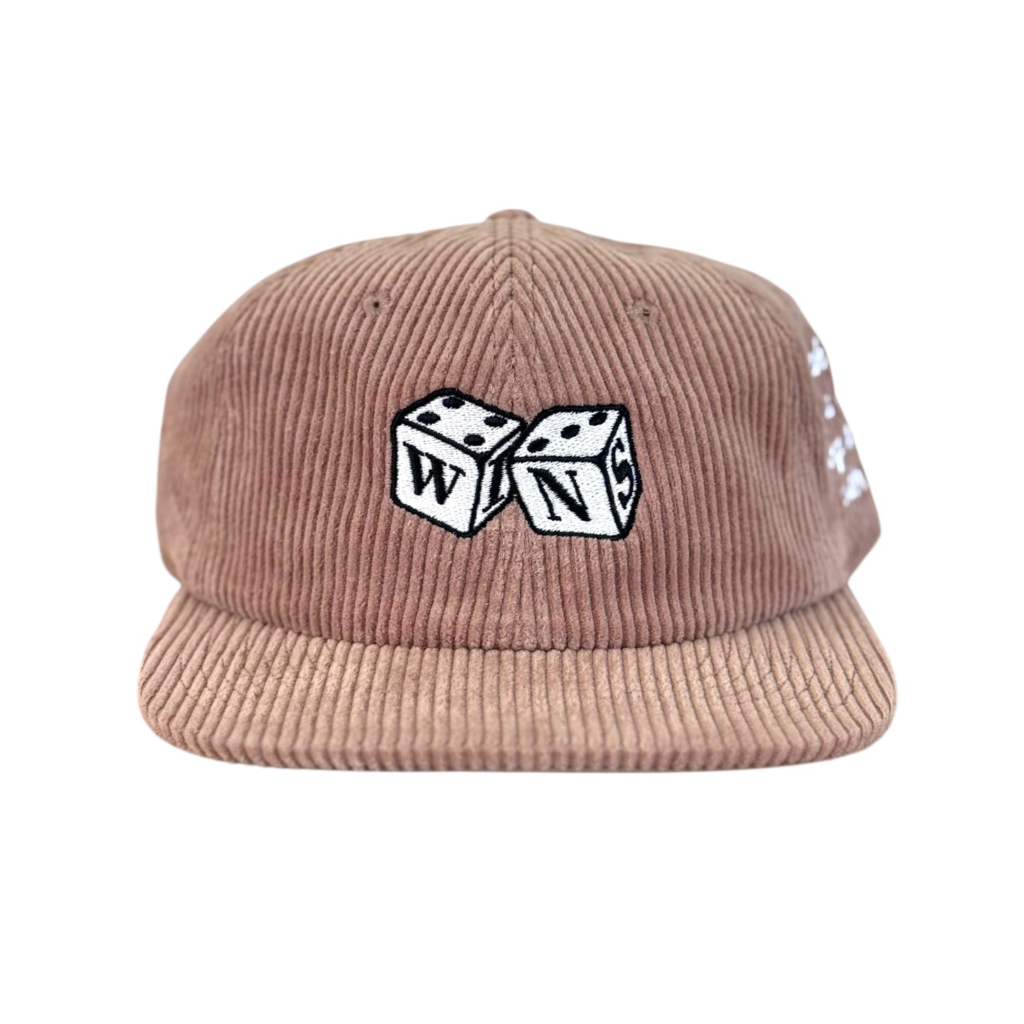 WINS Dice Cord Snapback - Hazy Pink