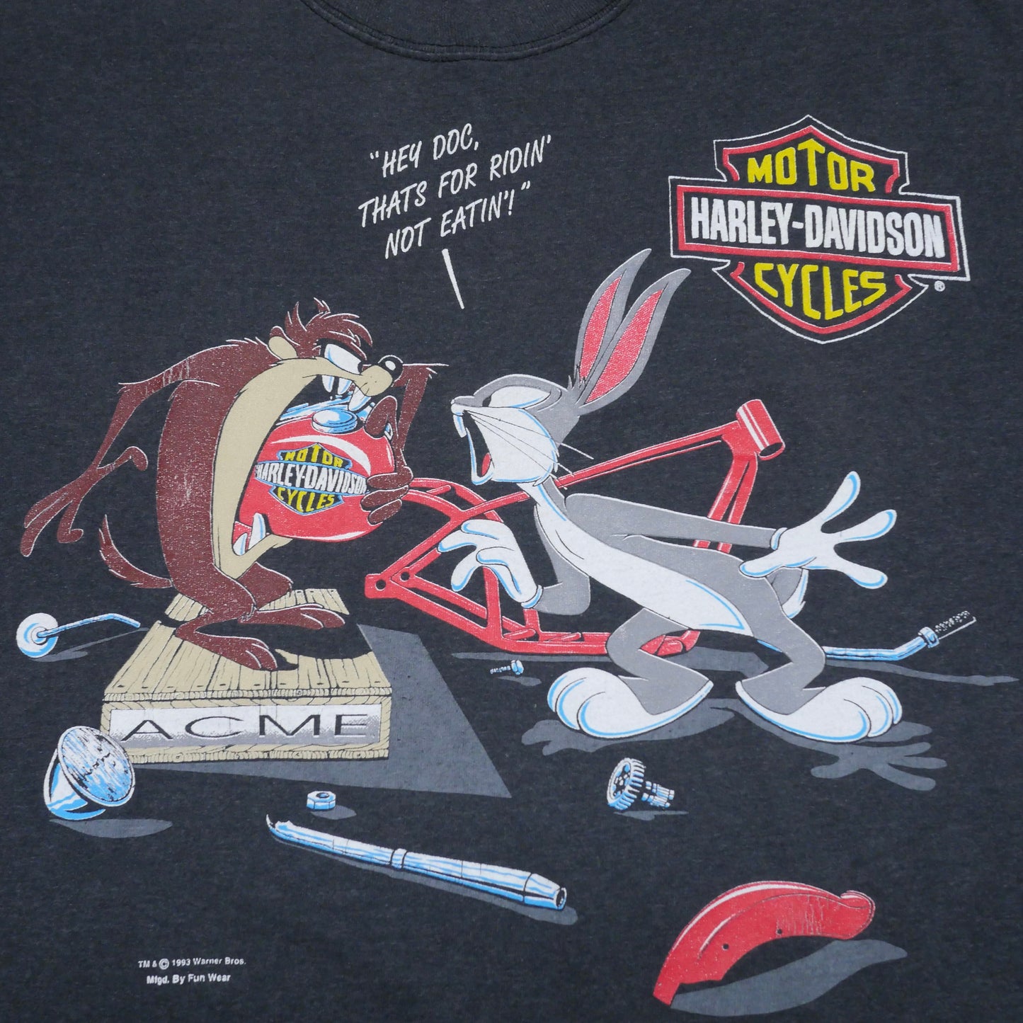 Harley Davidson Looney Tunes Shirt - Large