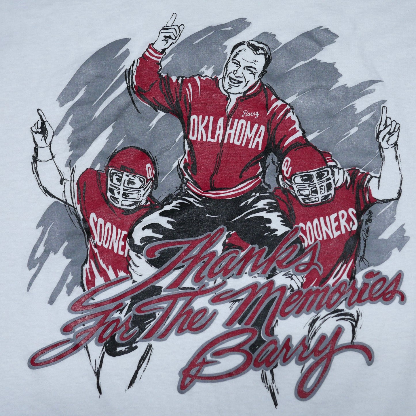 Oklahoma Sooners Farewell Barry Shirt - XXL