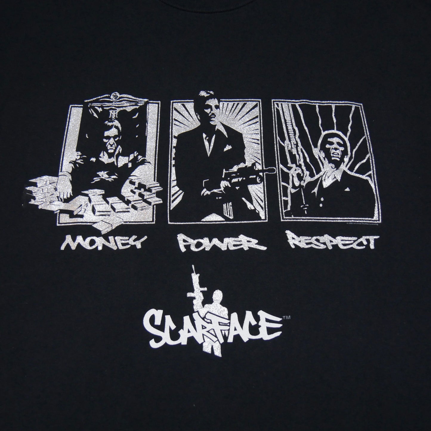 Scarface Money Power Respect 2002 Shirt - Large