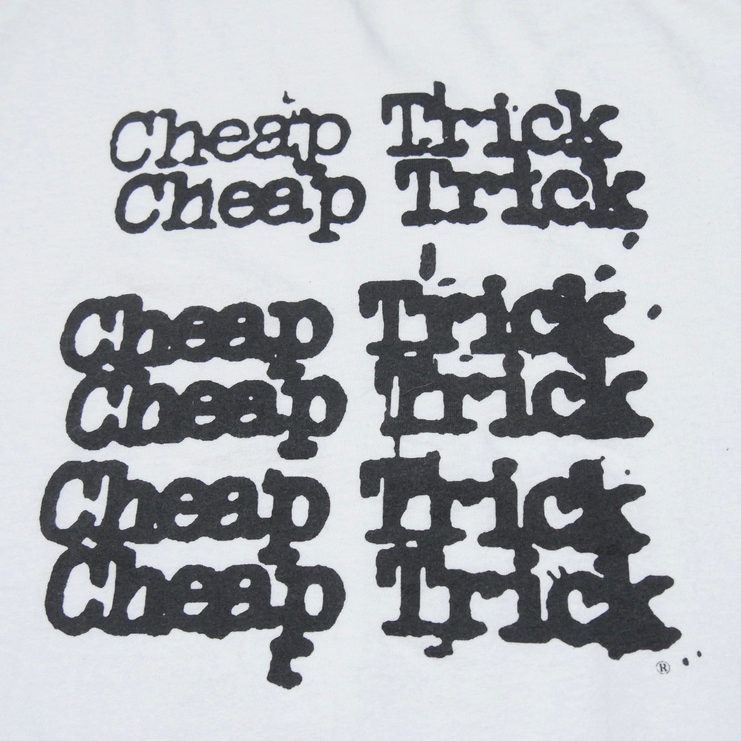 Cheap Trick V Neck Ringer Shirt - XL