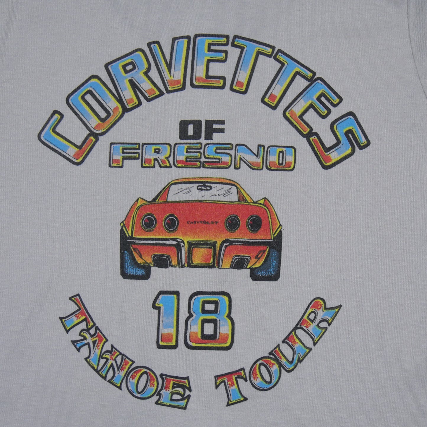 Corvettes Of Fresno Tahoe Tour Shirt - Medium