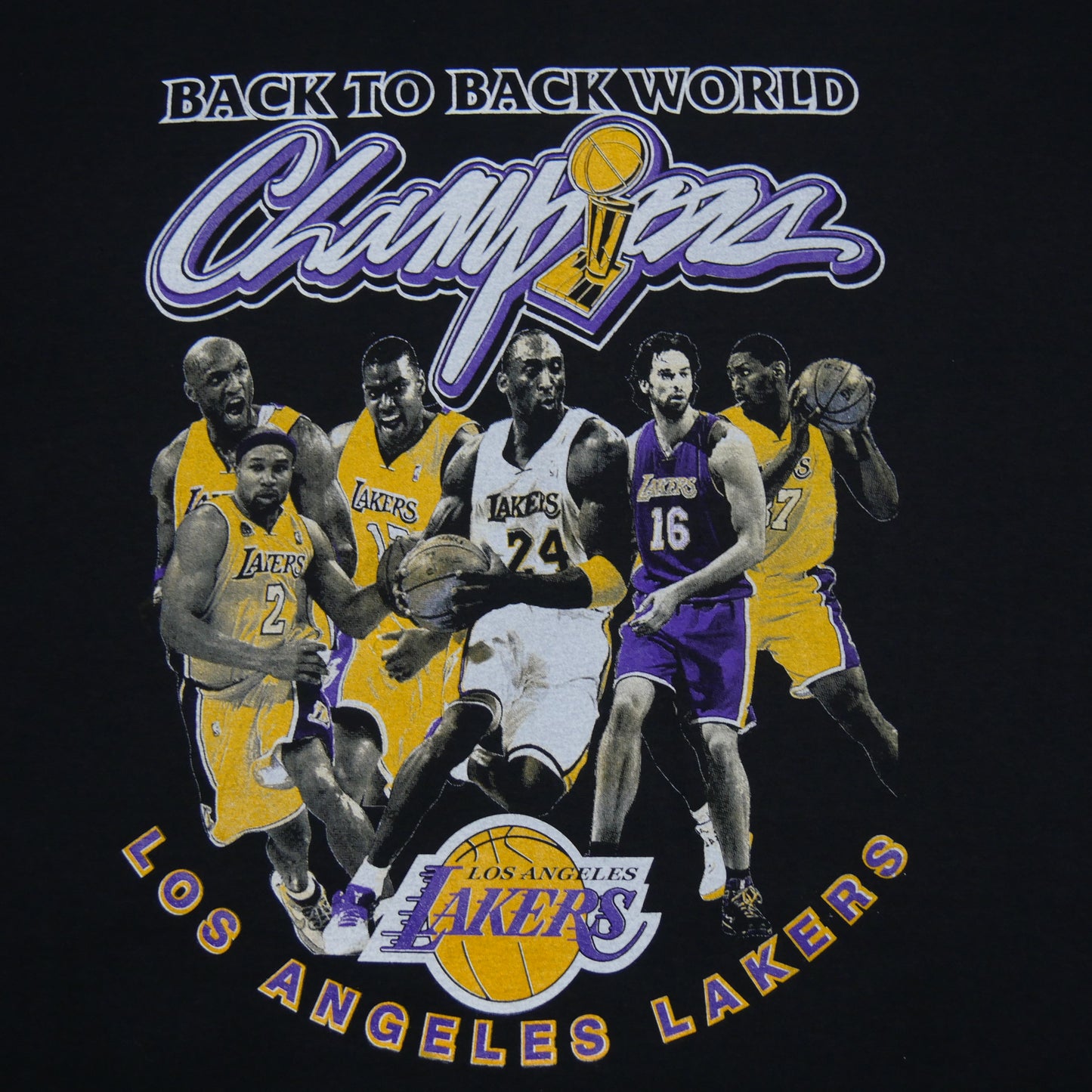 Lakers 2010 Back to Back Champions Parking Lot Shirt