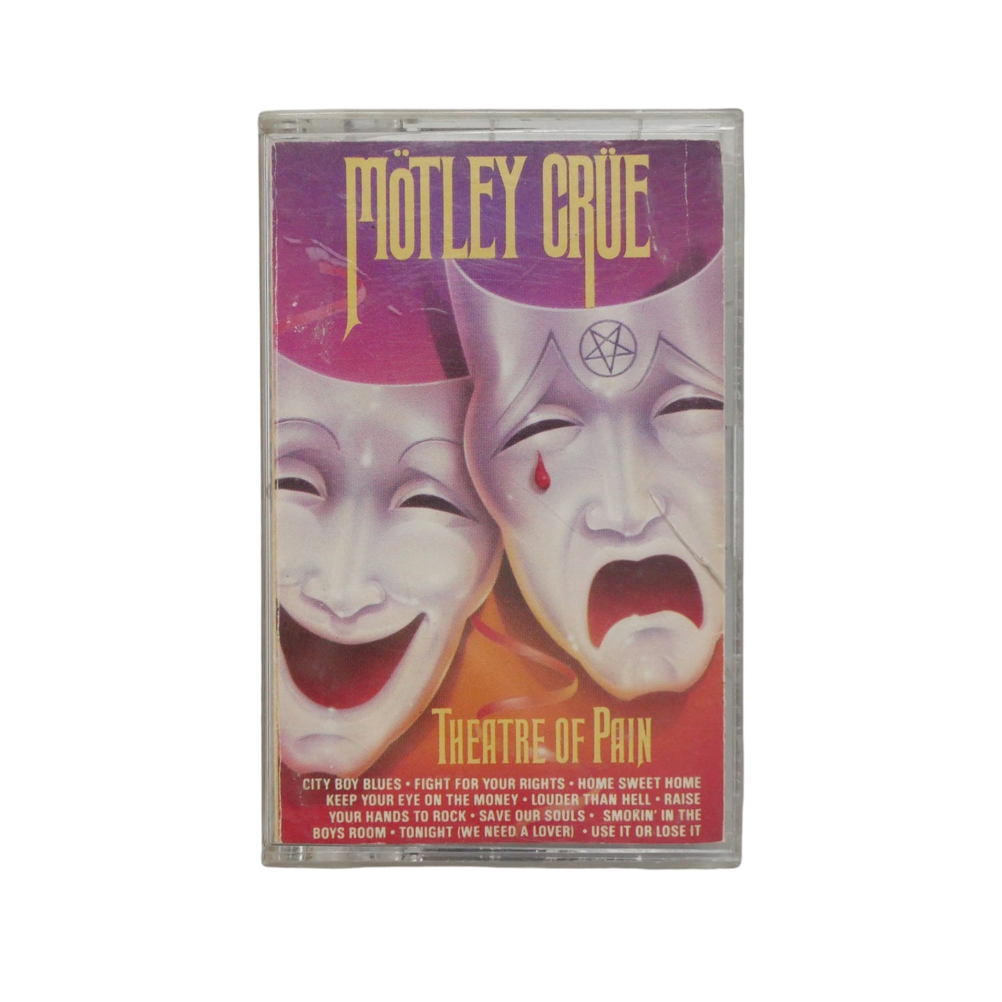 Motley Crue Theatre Of Pain Cassette