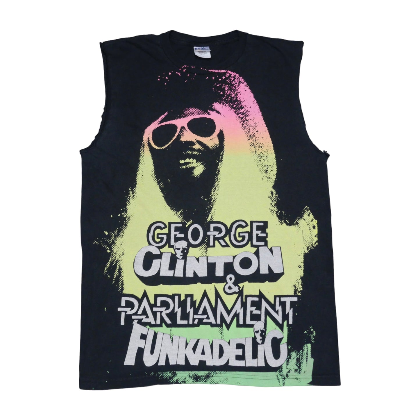 George Clinton & Parliament Funkadelic Cut Off Shirt - Large