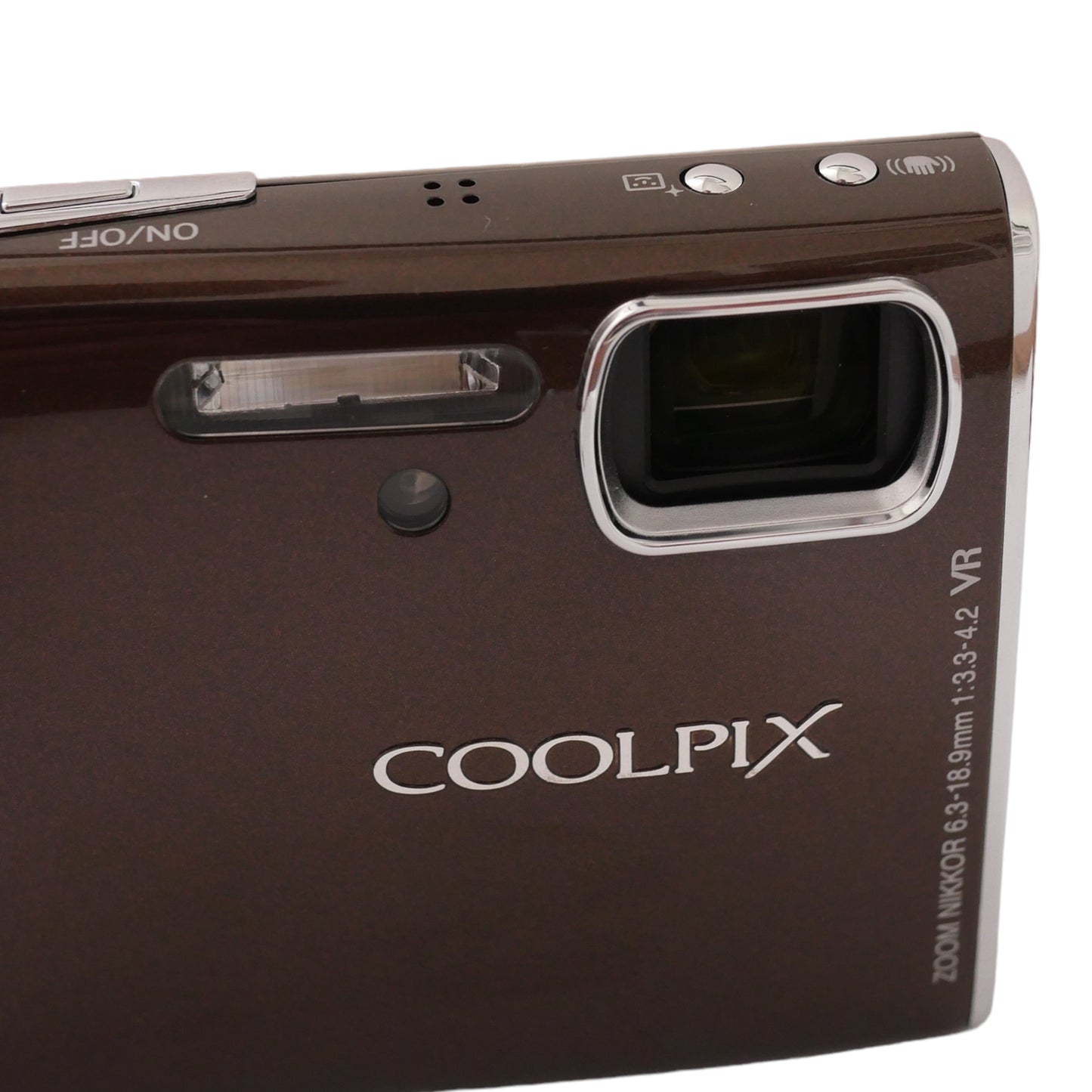 Nikon Coolpix S50 7.2 Megapixel Digital Camera - Brown
