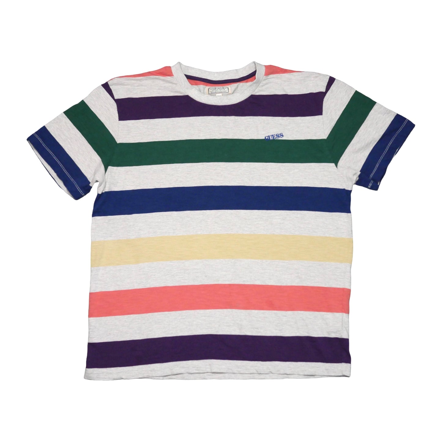 Guess Multi Color Stripe Shirt - Large