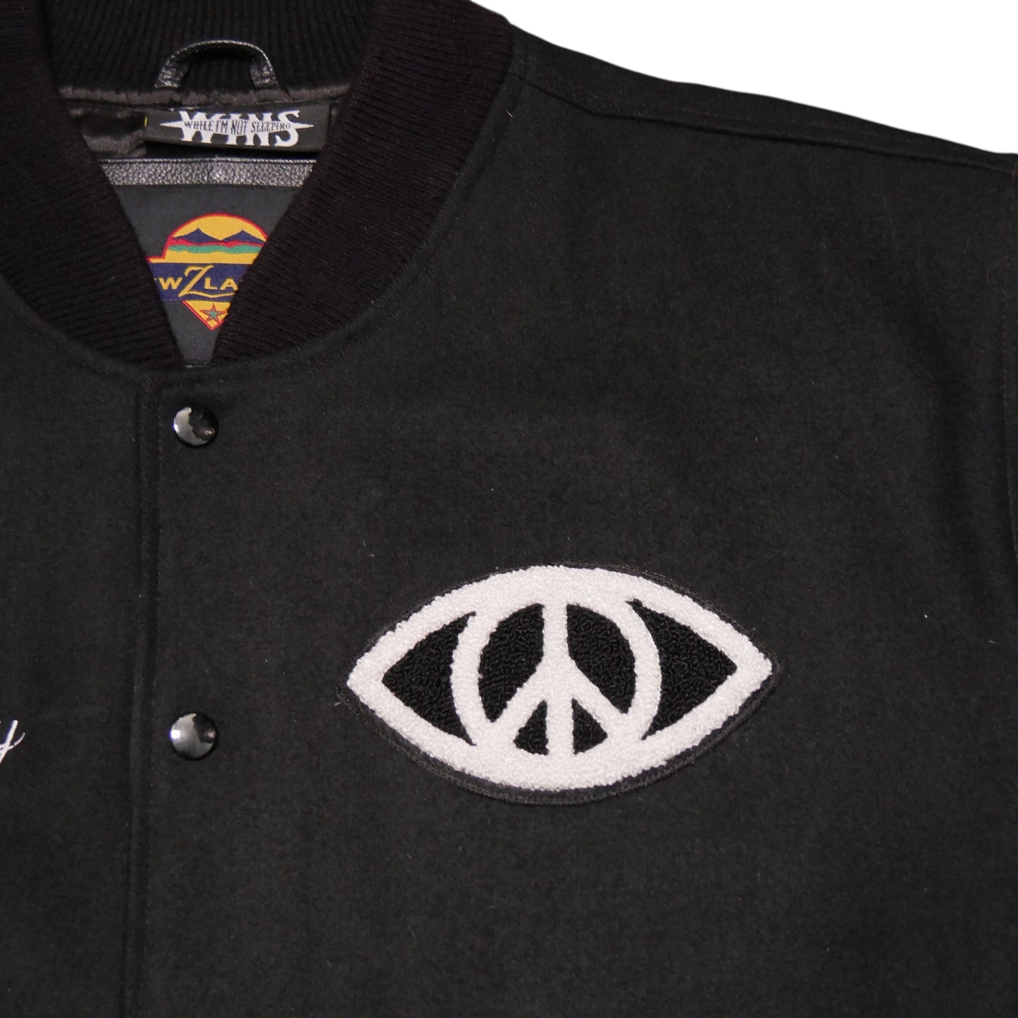 WINS 24 Hours Varsity Jacket - Black - Large