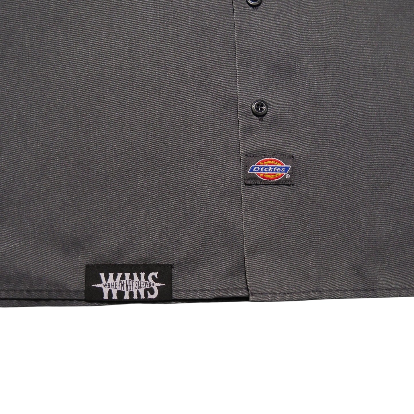 WINS 24 Hours Dickies Work Shirt - Gray - XL
