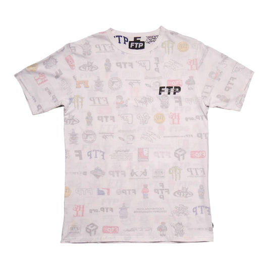 FTP Anniversary Reversible All Over Print Shirt - Large