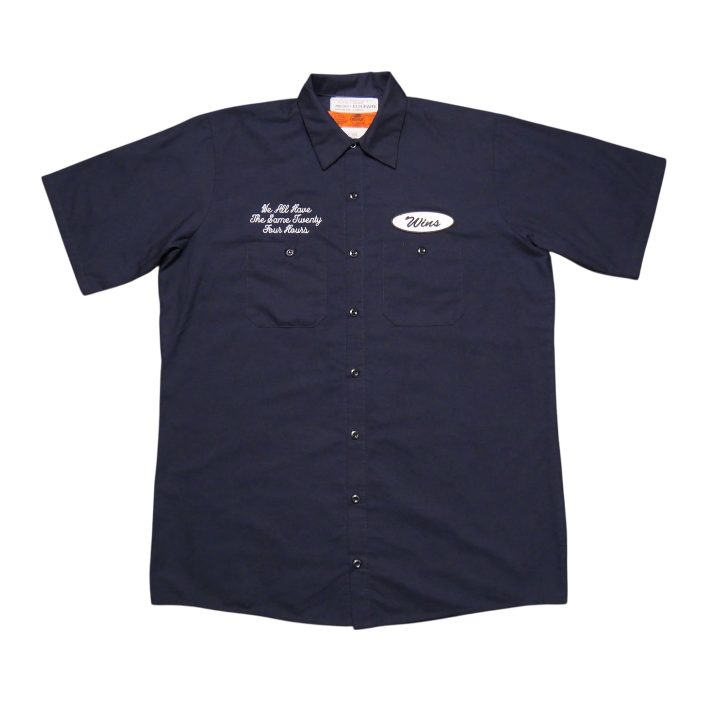 WINS 24 Hours Dickies Work Shirt - Navy - Large