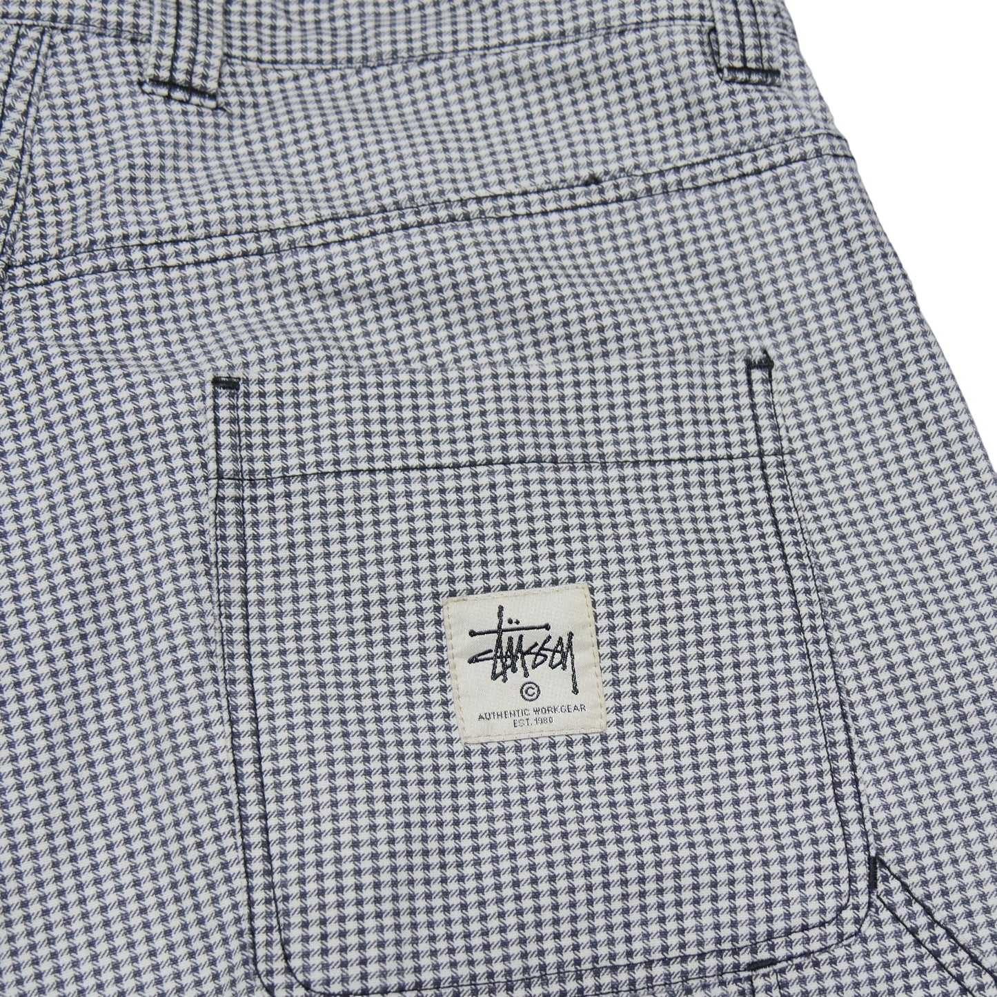 Stussy Double Knee Checkered Pants - 32